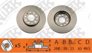 RN1374 NiBK Тормозной диск