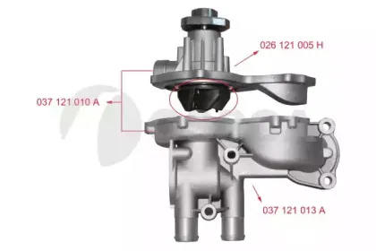 00994 OSSCA Водяной насос