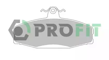 5000-0610 PROFIT Комплект тормозных колодок, дисковый тормоз