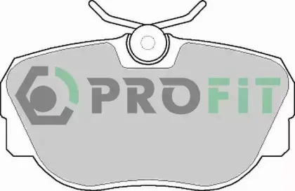 5000-0660 PROFIT Комплект тормозных колодок, дисковый тормоз