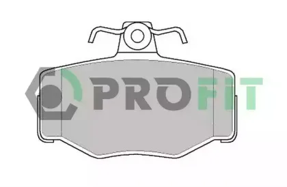 5000-0707 PROFIT Комплект тормозных колодок, дисковый тормоз