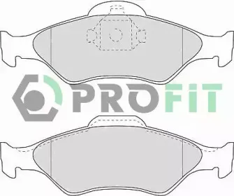 5000-1393 PROFIT Комплект тормозных колодок, дисковый тормоз