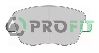 5000-1419 PROFIT Комплект тормозных колодок, дисковый тормоз