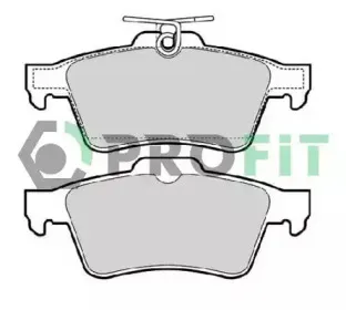 5000-1766 PROFIT Комплект тормозных колодок, дисковый тормоз