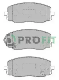 5000-1783 PROFIT Комплект тормозных колодок, дисковый тормоз