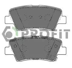 5000-4387 PROFIT Комплект тормозных колодок, дисковый тормоз