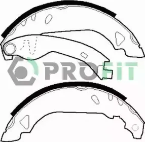 5001-0263 PROFIT Комплект тормозных колодок