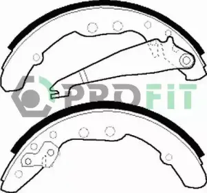5001-0409 PROFIT Комплект тормозных колодок