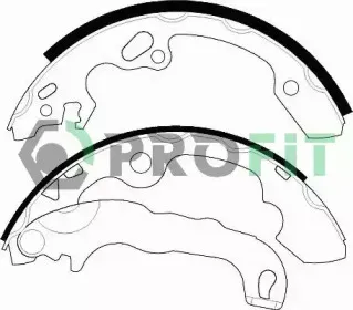 5001-0565 PROFIT Комплект тормозных колодок