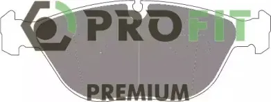 5005-1001 PROFIT Комплект тормозных колодок, дисковый тормоз