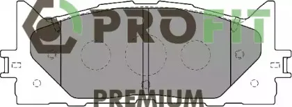 5005-2014 PROFIT Комплект тормозных колодок, дисковый тормоз