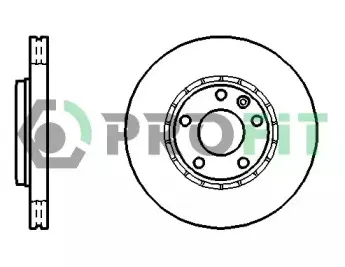 5010-1204 PROFIT Тормозной диск