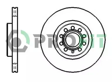 5010-1305 PROFIT Тормозной диск