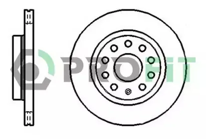 5010-1504 PROFIT Тормозной диск