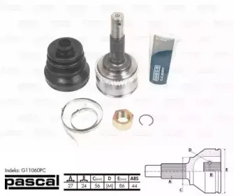 G11060PC PASCAL Шарнирный комплект, приводной вал