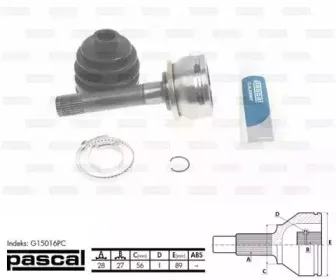 G15016PC PASCAL