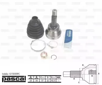 G15055PC PASCAL Шарнирный комплект, приводной вал