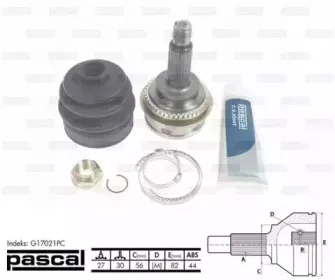 G17021PC PASCAL Шарнирный комплект, приводной вал