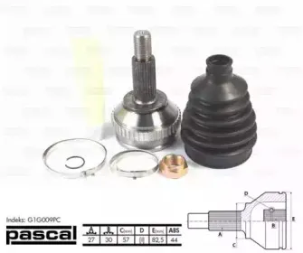 G1G009PC PASCAL Шарнирный комплект, приводной вал