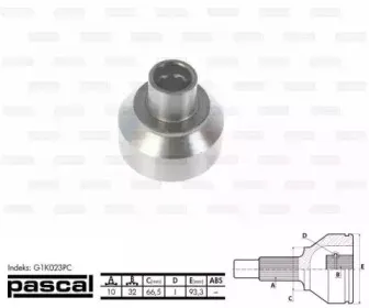 G1K023PC PASCAL Шарнир, приводной вал