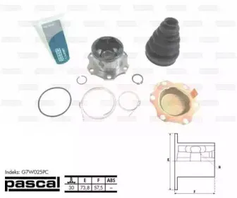 G7W025PC PASCAL Шарнирный комплект, приводной вал