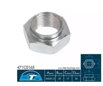 471C0165BTA BTA Конец вала, приводной вал