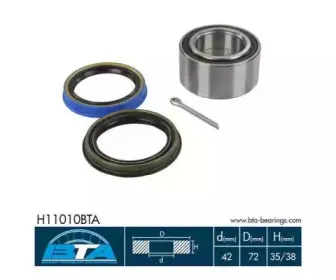 H11010BTA BTA Комплект подшипника ступицы колеса