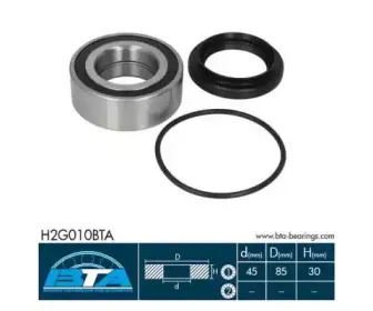 H2G010BTA BTA Комплект подшипника ступицы колеса