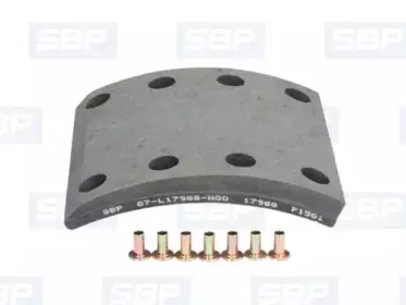 07-L17988-N00 SBP Комплект тормозных башмаков, барабанные тормоза