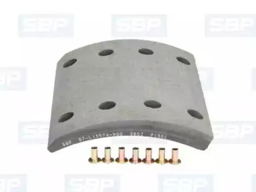 07-L19574-N00 SBP Комплект тормозных башмаков, барабанные тормоза