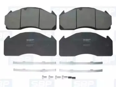 07-P29125 SBP Комплект тормозных колодок, дисковый тормоз