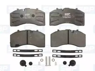 07-P29158 SBP Комплект тормозных колодок, дисковый тормоз