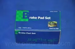 PKB-022 PARTS-MALL Комплект тормозных колодок, дисковый тормоз