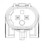 AB-EU227 MOBILETRON Датчик, частота вращения колеса