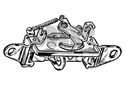 37203 MIRAGLIO Замок задней двери