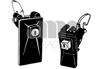 3781B MIRAGLIO Замок задней двери