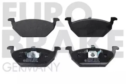 5502224740 EUROBRAKE Комплект тормозных колодок, дисковый тормоз