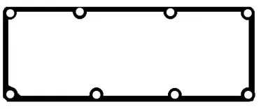 RC4314 BGA Прокладка, крышка головки цилиндра