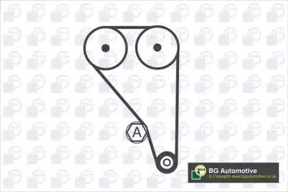 TB2302K BGA Комплект ремня ГРМ