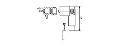 10221VW1 BREMI Вилка, распределитель зажигания