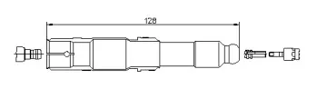 133192 BREMI Вилка, свеча зажигания