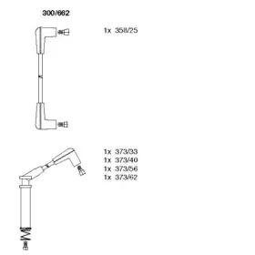 300662 BREMI Комплект проводов зажигания