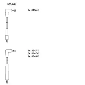 300911 BREMI Комплект проводов зажигания