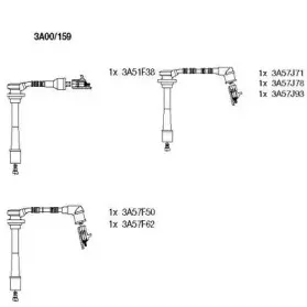 3A00159 BREMI Комплект проводов зажигания