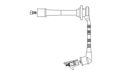 3A57J71 BREMI Провод зажигания