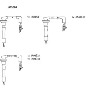 600368 BREMI Комплект проводов зажигания