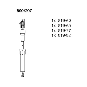 800207 BREMI Комплект проводов зажигания