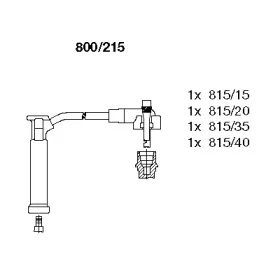 800215 BREMI Комплект проводов зажигания