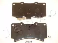 50008 JAPKO Комплект тормозных колодок, дисковый тормоз