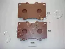 50268 JAPKO Комплект тормозных колодок, дисковый тормоз